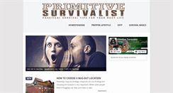 Desktop Screenshot of primitivesurvivalist.com